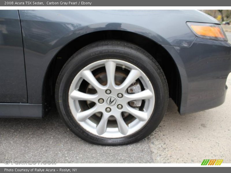 Carbon Gray Pearl / Ebony 2008 Acura TSX Sedan