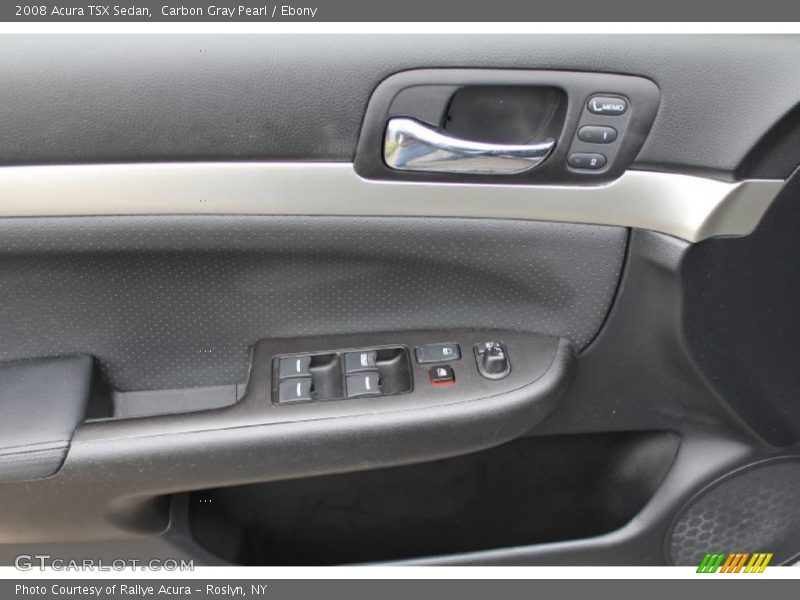 Carbon Gray Pearl / Ebony 2008 Acura TSX Sedan