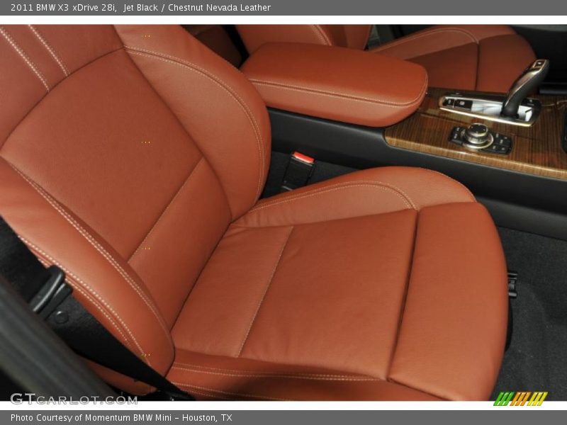 2011 X3 xDrive 28i Chestnut Nevada Leather Interior