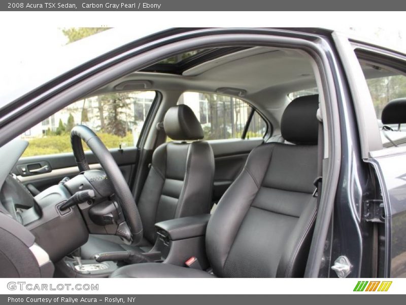 Carbon Gray Pearl / Ebony 2008 Acura TSX Sedan