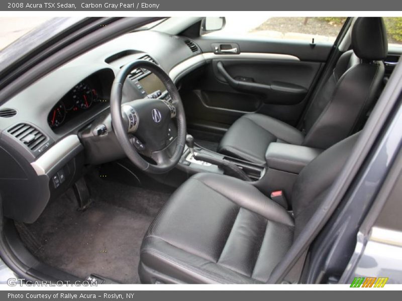 Carbon Gray Pearl / Ebony 2008 Acura TSX Sedan