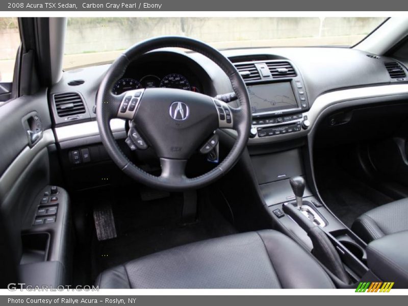 Carbon Gray Pearl / Ebony 2008 Acura TSX Sedan