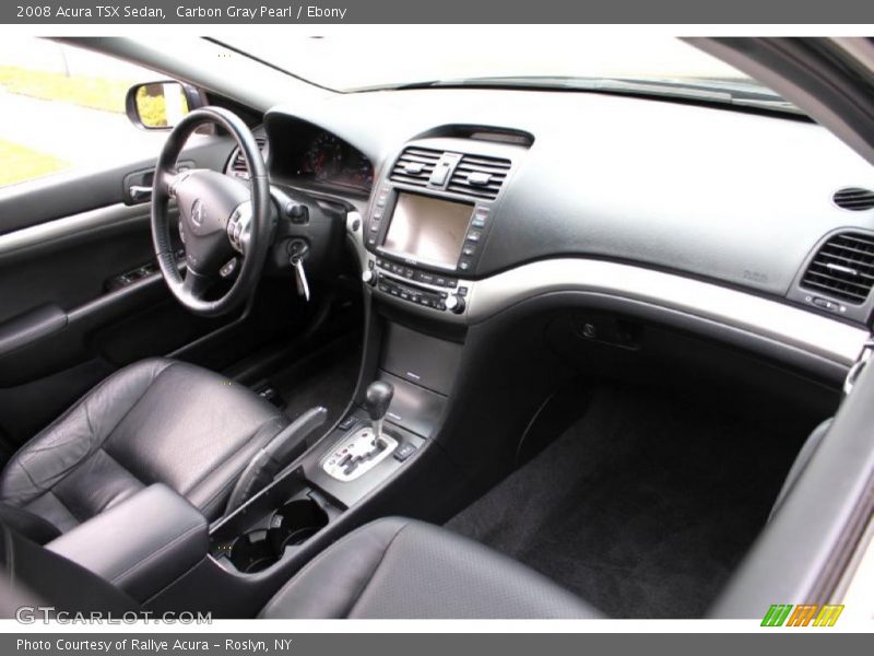 Carbon Gray Pearl / Ebony 2008 Acura TSX Sedan
