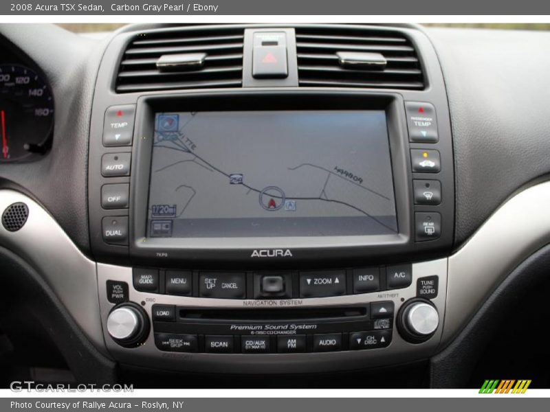 Carbon Gray Pearl / Ebony 2008 Acura TSX Sedan