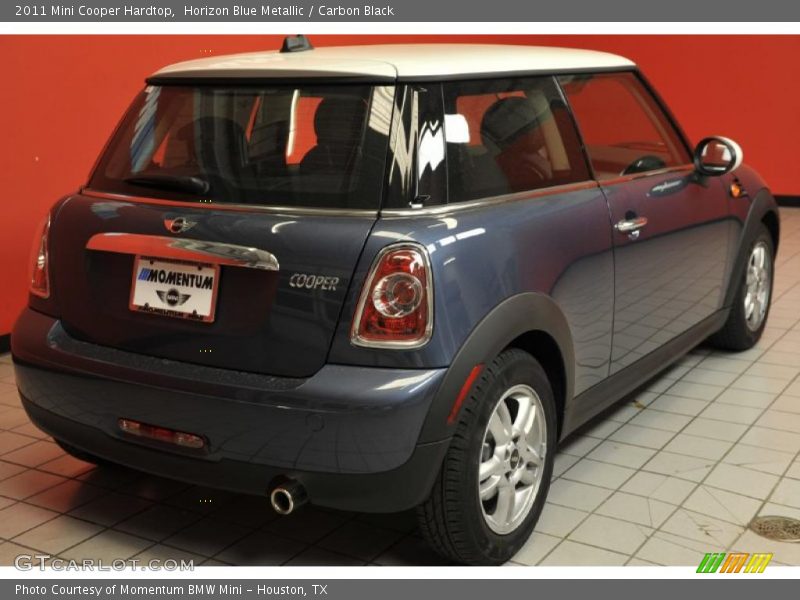 Horizon Blue Metallic / Carbon Black 2011 Mini Cooper Hardtop