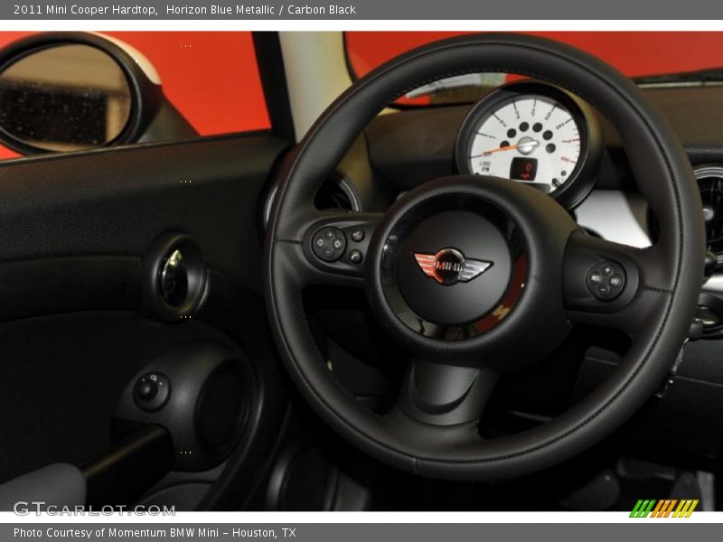 Horizon Blue Metallic / Carbon Black 2011 Mini Cooper Hardtop