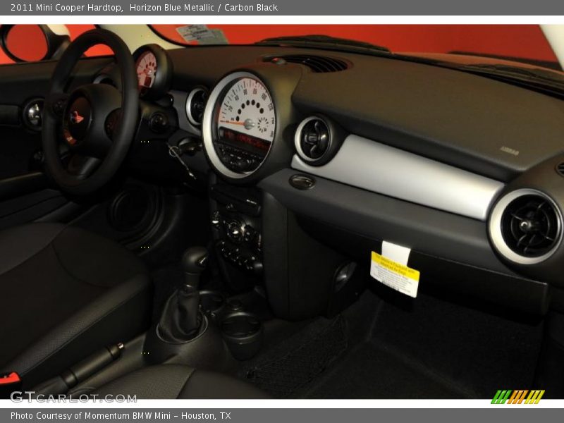 Horizon Blue Metallic / Carbon Black 2011 Mini Cooper Hardtop