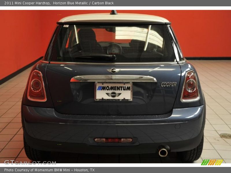 Horizon Blue Metallic / Carbon Black 2011 Mini Cooper Hardtop