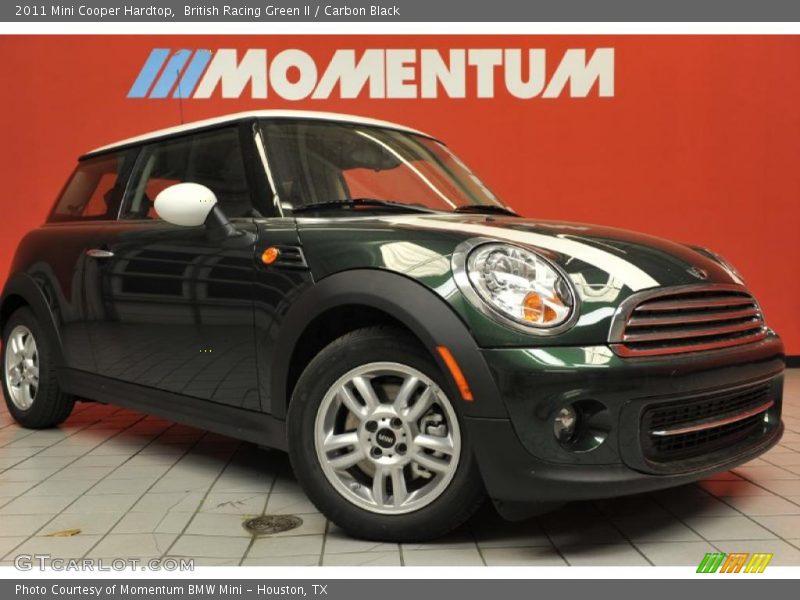British Racing Green II / Carbon Black 2011 Mini Cooper Hardtop