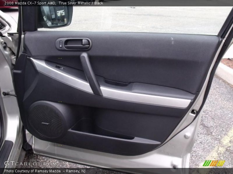 True Silver Metallic / Black 2008 Mazda CX-7 Sport AWD