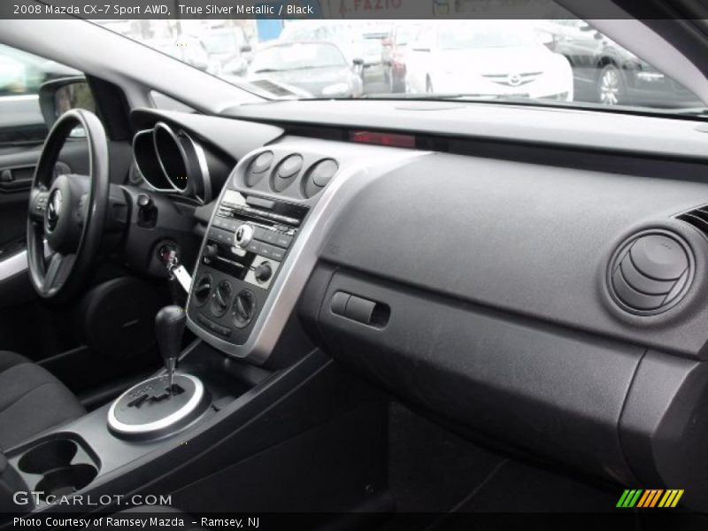True Silver Metallic / Black 2008 Mazda CX-7 Sport AWD