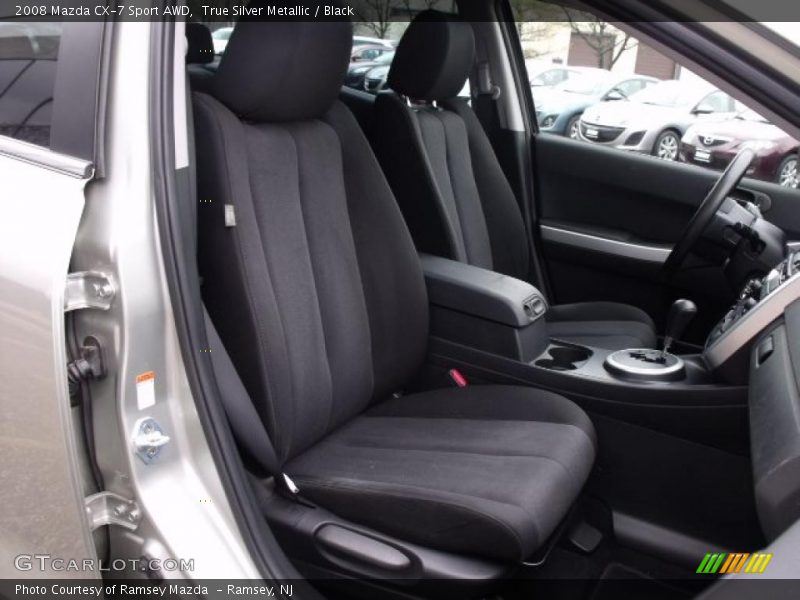 True Silver Metallic / Black 2008 Mazda CX-7 Sport AWD
