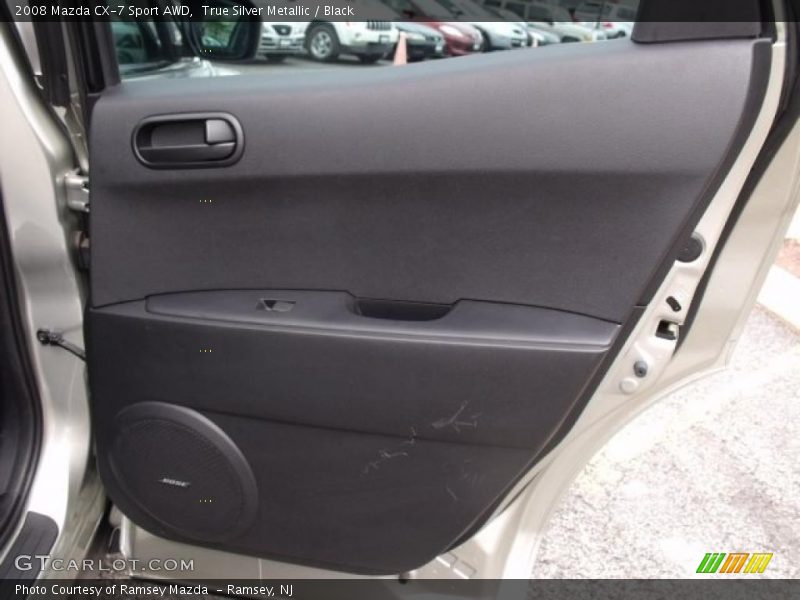 True Silver Metallic / Black 2008 Mazda CX-7 Sport AWD