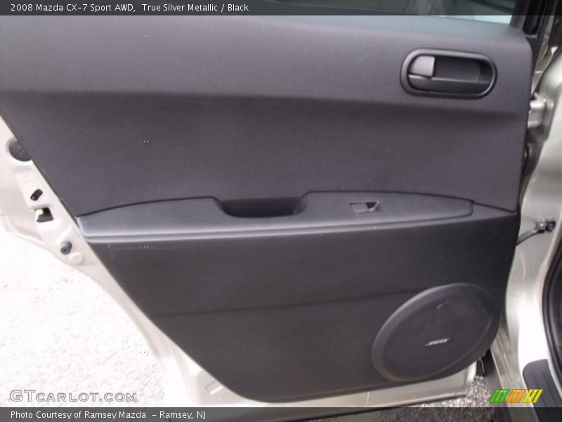 True Silver Metallic / Black 2008 Mazda CX-7 Sport AWD