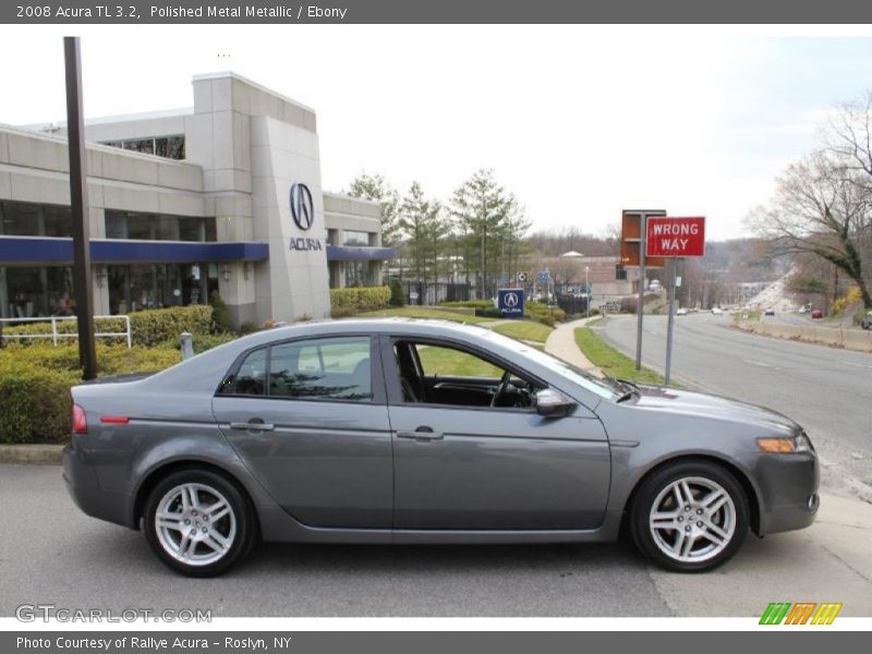 Polished Metal Metallic / Ebony 2008 Acura TL 3.2