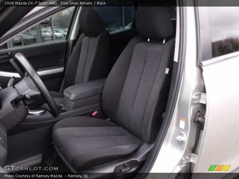 True Silver Metallic / Black 2008 Mazda CX-7 Sport AWD