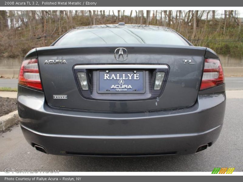 Polished Metal Metallic / Ebony 2008 Acura TL 3.2