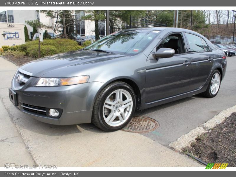 Polished Metal Metallic / Ebony 2008 Acura TL 3.2
