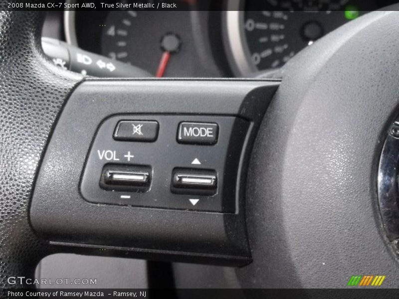 True Silver Metallic / Black 2008 Mazda CX-7 Sport AWD