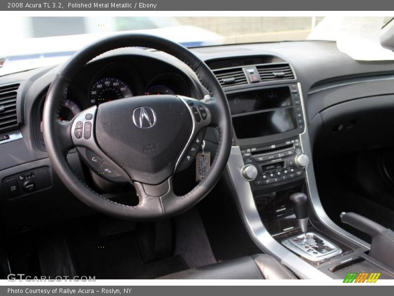 Polished Metal Metallic / Ebony 2008 Acura TL 3.2