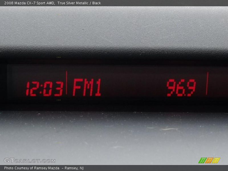 True Silver Metallic / Black 2008 Mazda CX-7 Sport AWD