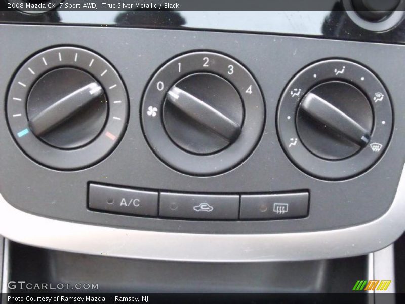 True Silver Metallic / Black 2008 Mazda CX-7 Sport AWD