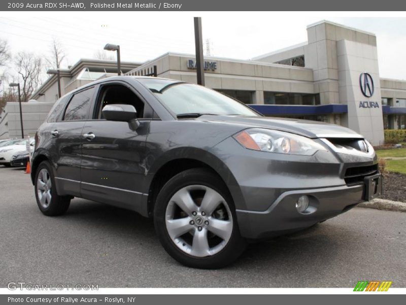Polished Metal Metallic / Ebony 2009 Acura RDX SH-AWD
