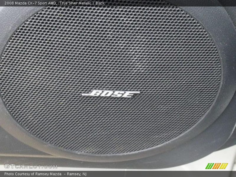 True Silver Metallic / Black 2008 Mazda CX-7 Sport AWD