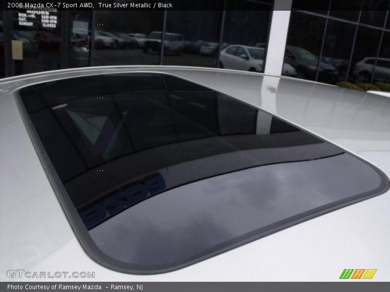 True Silver Metallic / Black 2008 Mazda CX-7 Sport AWD