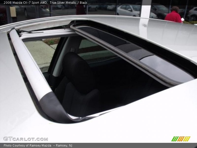 True Silver Metallic / Black 2008 Mazda CX-7 Sport AWD