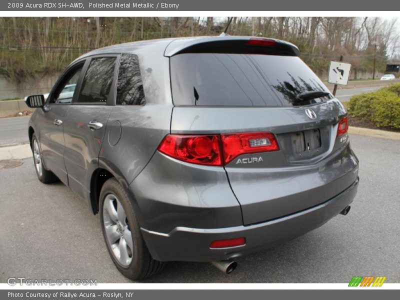 Polished Metal Metallic / Ebony 2009 Acura RDX SH-AWD