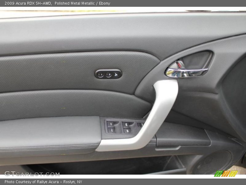 Polished Metal Metallic / Ebony 2009 Acura RDX SH-AWD