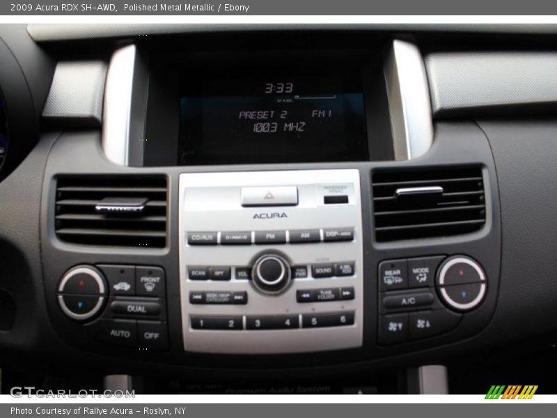 Controls of 2009 RDX SH-AWD