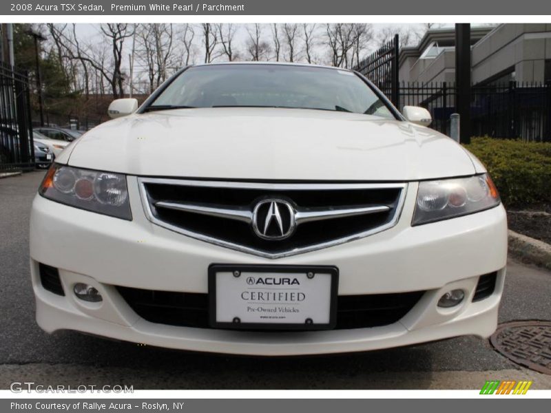 Premium White Pearl / Parchment 2008 Acura TSX Sedan
