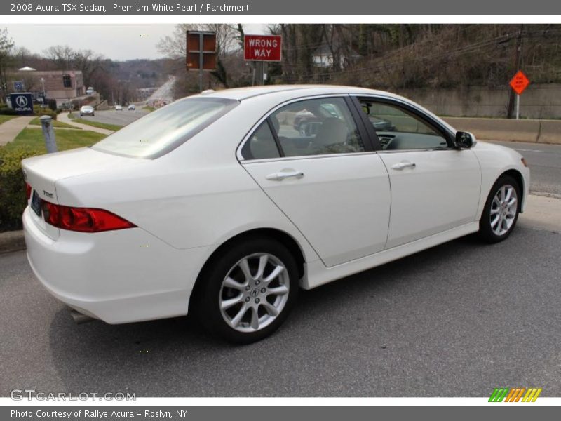 Premium White Pearl / Parchment 2008 Acura TSX Sedan