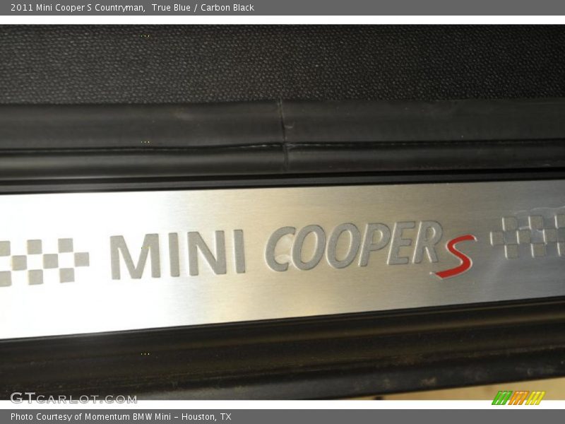 True Blue / Carbon Black 2011 Mini Cooper S Countryman