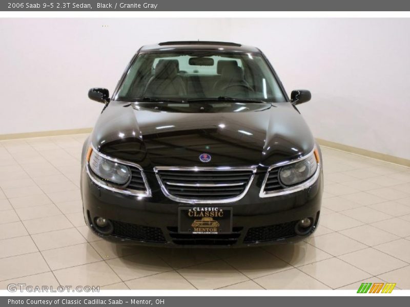 Black / Granite Gray 2006 Saab 9-5 2.3T Sedan