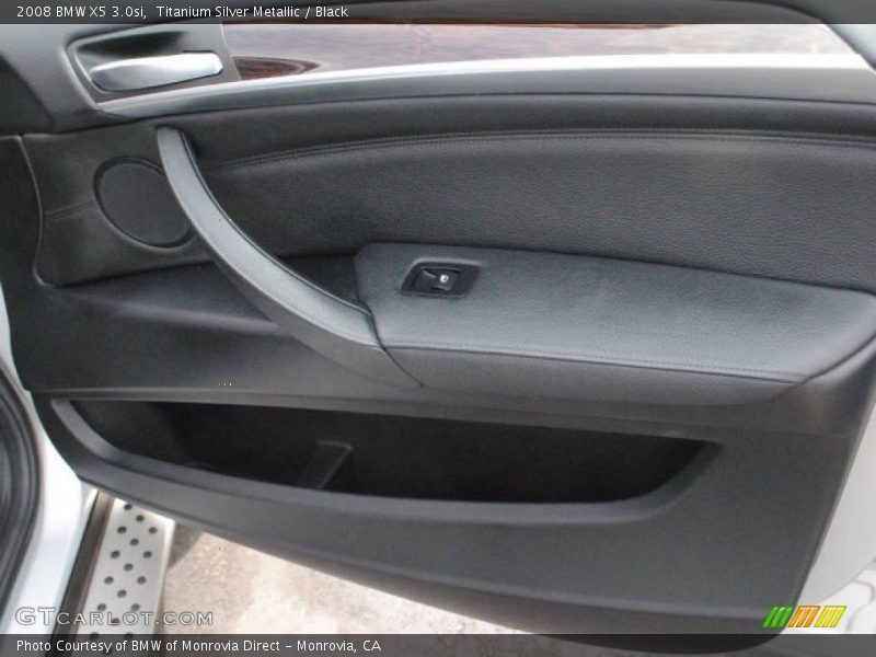 Titanium Silver Metallic / Black 2008 BMW X5 3.0si