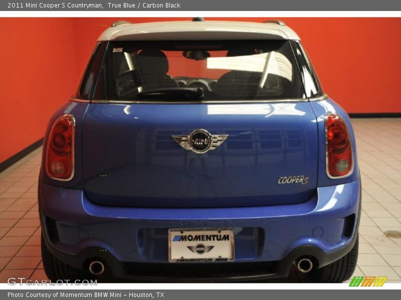 True Blue / Carbon Black 2011 Mini Cooper S Countryman