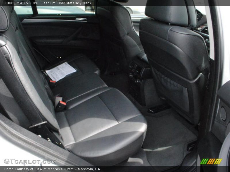 Titanium Silver Metallic / Black 2008 BMW X5 3.0si