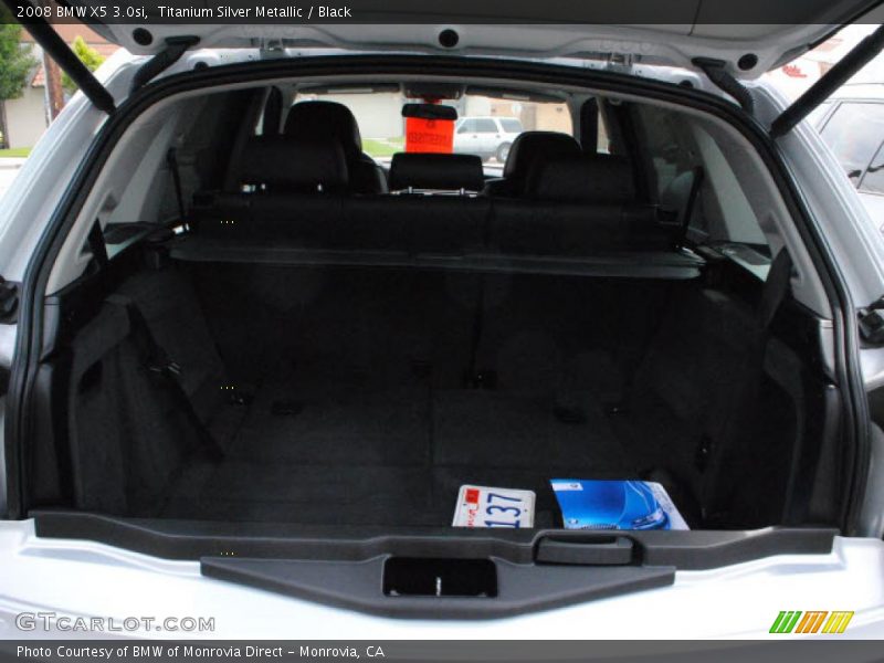 Titanium Silver Metallic / Black 2008 BMW X5 3.0si