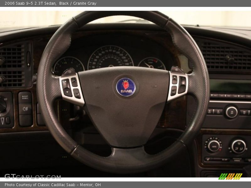 Black / Granite Gray 2006 Saab 9-5 2.3T Sedan