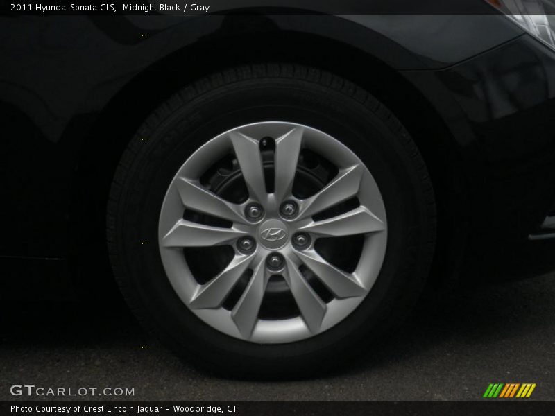 Midnight Black / Gray 2011 Hyundai Sonata GLS