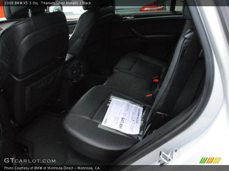 Titanium Silver Metallic / Black 2008 BMW X5 3.0si