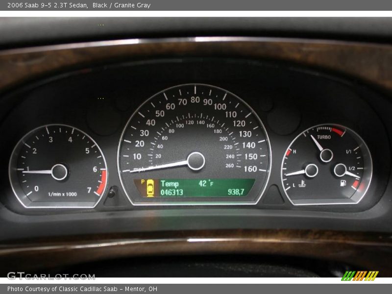  2006 9-5 2.3T Sedan 2.3T Sedan Gauges