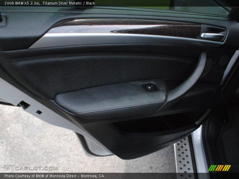 Titanium Silver Metallic / Black 2008 BMW X5 3.0si