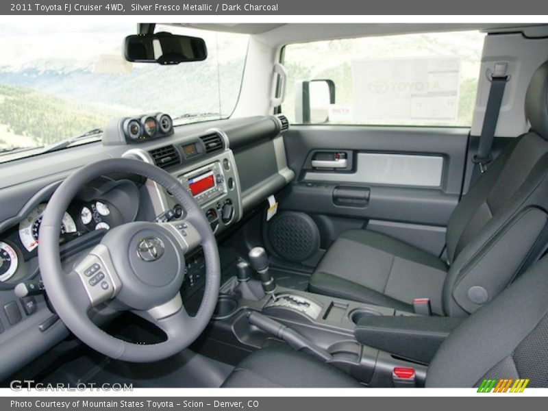Silver Fresco Metallic / Dark Charcoal 2011 Toyota FJ Cruiser 4WD