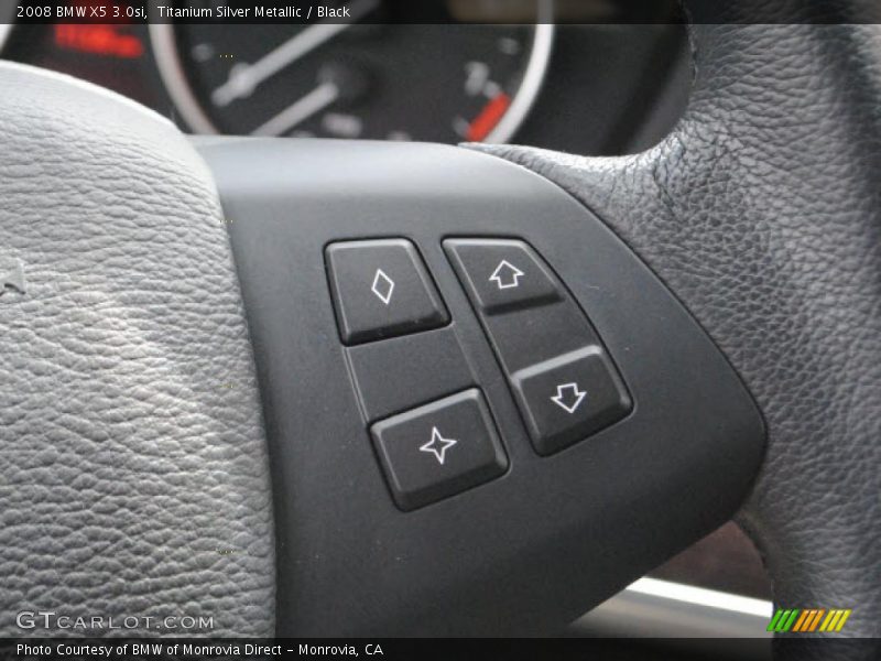 Titanium Silver Metallic / Black 2008 BMW X5 3.0si