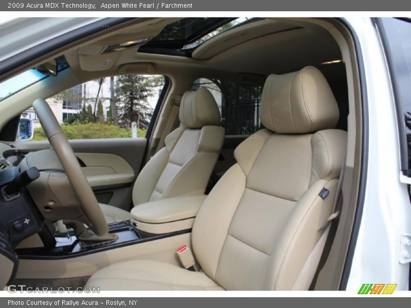 Aspen White Pearl / Parchment 2009 Acura MDX Technology