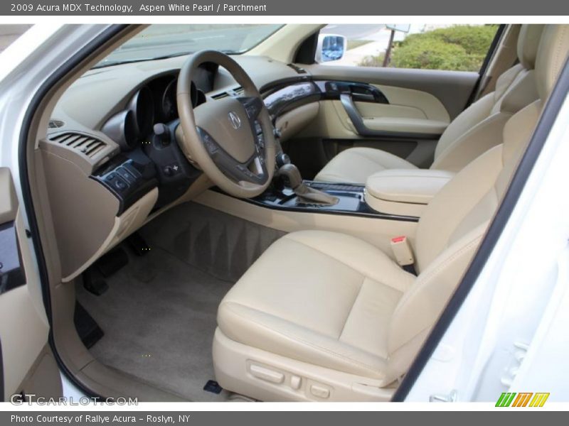 Aspen White Pearl / Parchment 2009 Acura MDX Technology